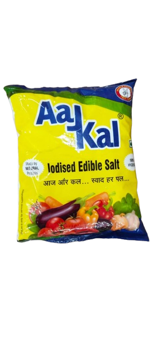AAJ KAL IODISED EDIBLE SALT 1 kg