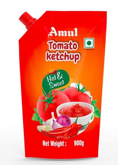 AMUL TOMATO KETCHUP HOT & SWEET 100 gm