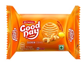 BRITANNIA GOOD DAY CASHEW COOKIES 58 gm