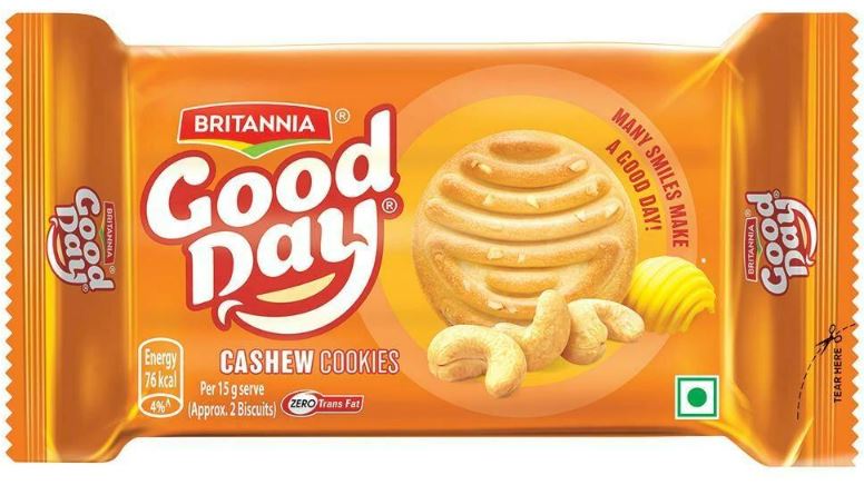 BRITANNIA GOOD DAY CASHEW COOKIES 200 gm