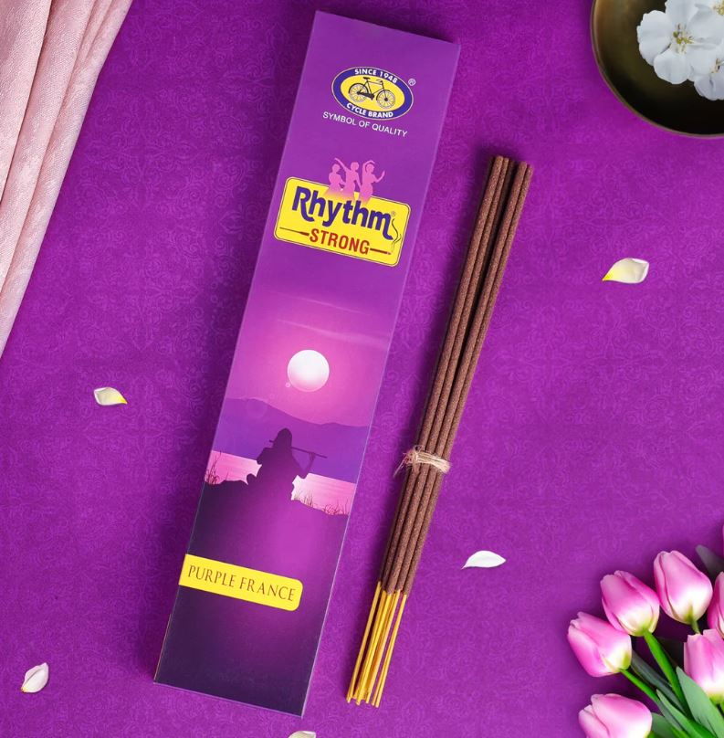 CYCLE RHYTHM PURPLE FRANCE AGARBATTI STICK 100 gm
