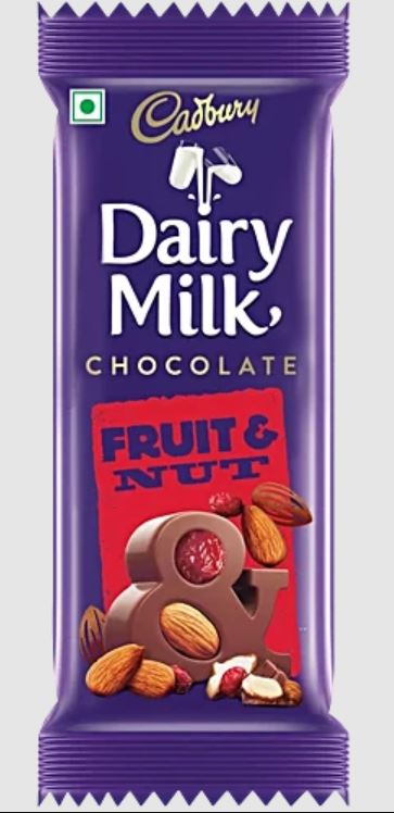 DAIRY MILK CHOCLATE FRUIT&NUT 36 gm