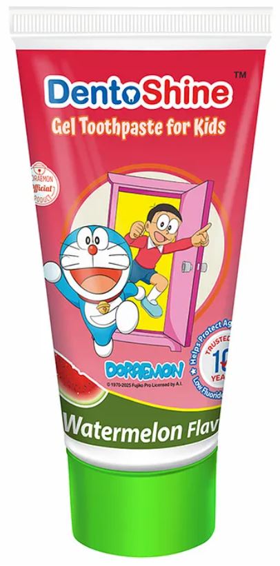 DENTOSHINE KIDS WATERMELON TOOTHPASTE 80 gm