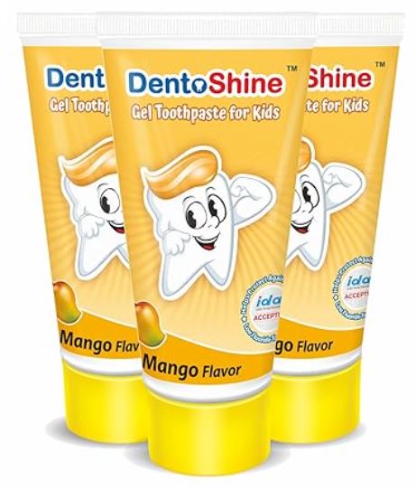 DENTOSHINE MANGO TOOTHPASTE KIDS 80 gm