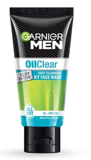 GARNIER MEN OIL CLEAR ICYFACEWASH 100 gm