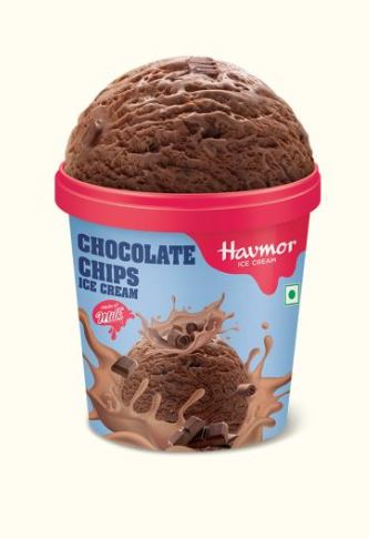 HAVMOR CHOCOLATE CHIPS ICE CREAM 100 ml