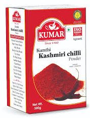 J.R KUMTHI KASMIRI RED CHILLI POWDER 500 gm