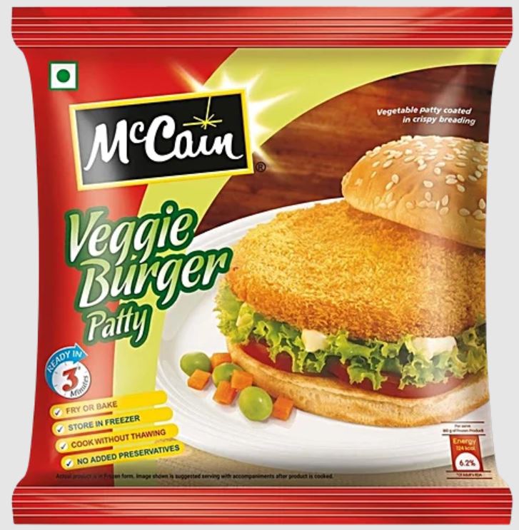 McCAIN VAGGIE BURGER PATTY 360 gm