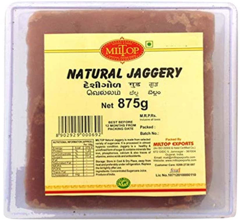 MILTOP JAGGERY DESI GOR 875 gm