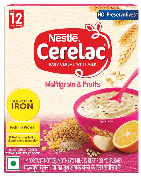 NESTLE CERELAC MULTIGRAIN & FRUITS NEW 300 gm