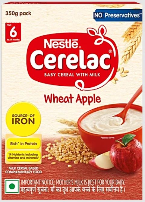 NESTLE CERELAC WHEAT APPLE 300 gm