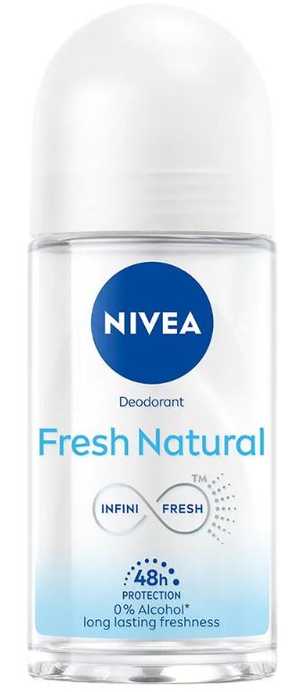 NIVEA FRESH NATURAL ROLL ON 50 ml