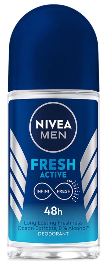 NIVEA MEN FRESH ACTIVE ROLL ON 50 ml