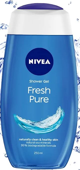 NIVEA SHOWER GEL FRESH PURE 250 ml