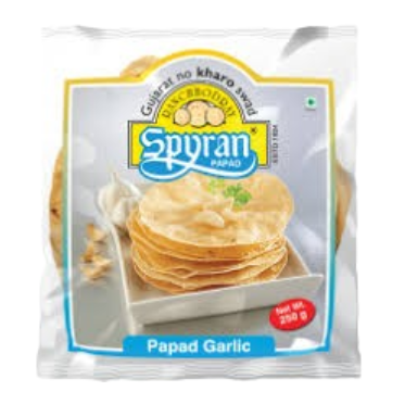 SPYRAN GARLIC PAPAD 250 gm