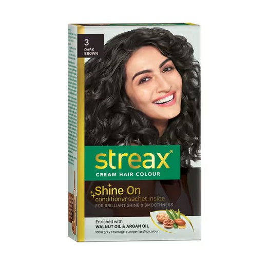 STREAX GEL HAIR COLOUR 3 DARK BROWN