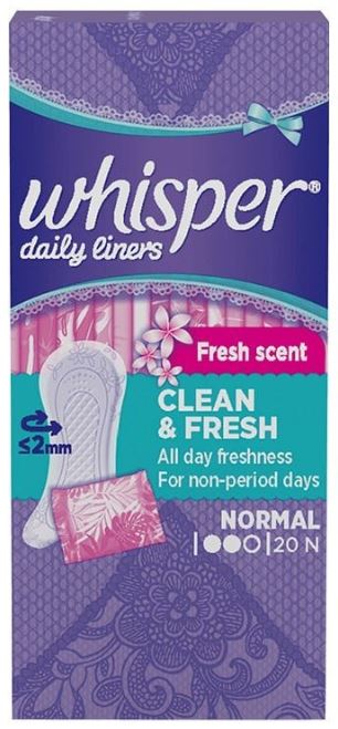 WHISPER LINERS NORMAL 20N