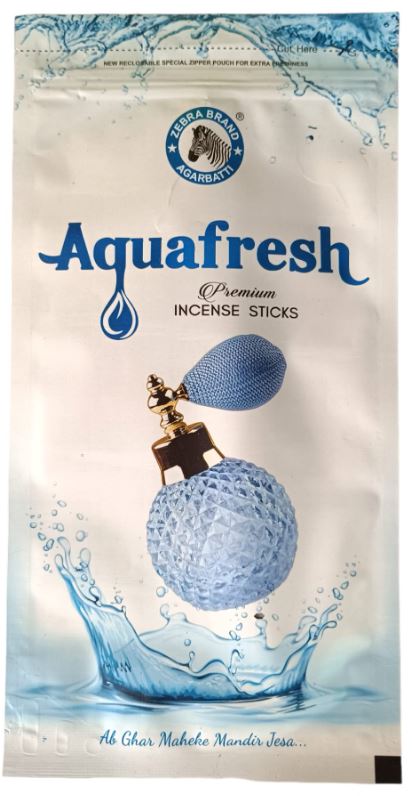 ZEBRA AQUAFRESH INCENSE STICKS 120 gm